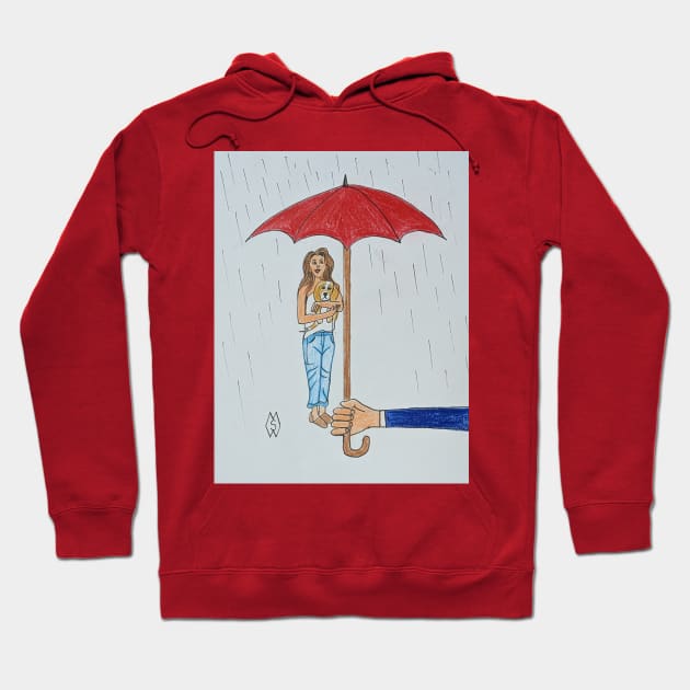 Umbrella of Kindness Hoodie by Matt Starr Fine Art